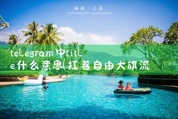 telegram中title什么意思