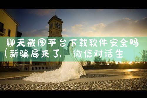 聊天截图平台下载软件安全吗