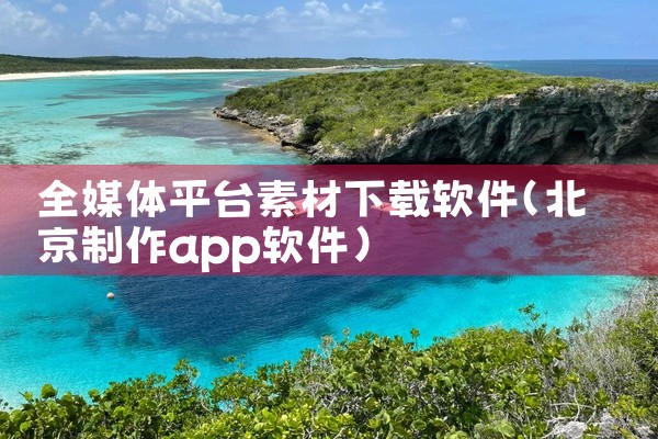 全媒体平台素材下载软件