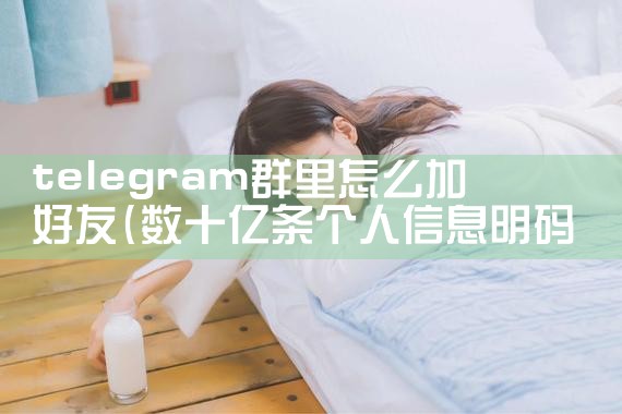 telegram群里怎么加好友|苹果telegram