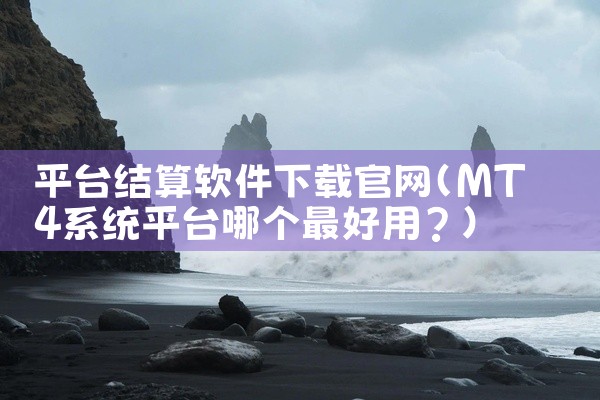 平台结算软件下载官网