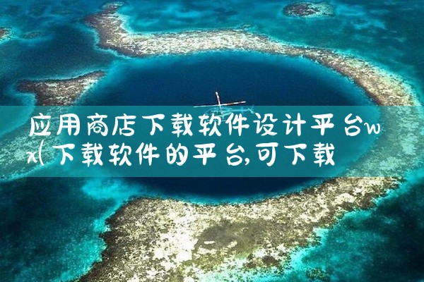 应用商店下载软件设计平台wx