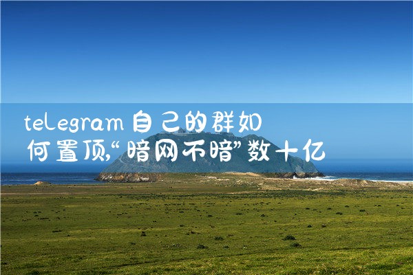 telegram自己的群如何置顶