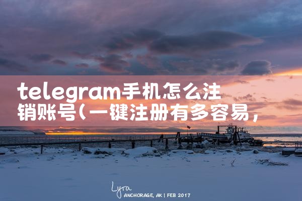 telegram手机怎么注销账号