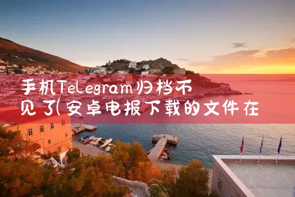 手机Telegram归档不见了