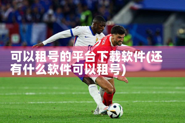 可以租号的平台下载软件