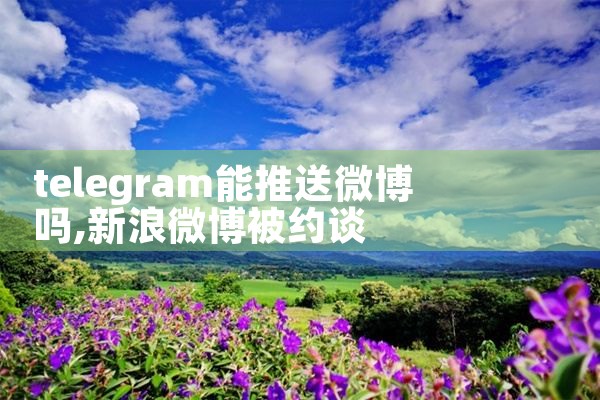 telegram能推送微博吗