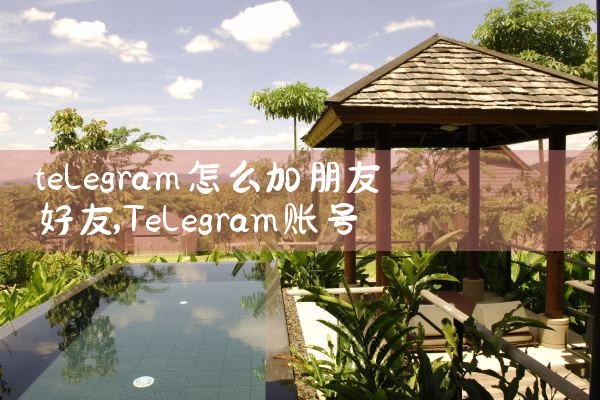 telegram怎么加朋友好友|苹果telegram